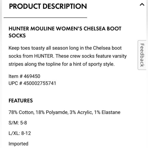 Hunter Quarter Length Socks  - Picture 2 of 4